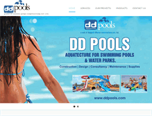 Tablet Screenshot of ddpools.com